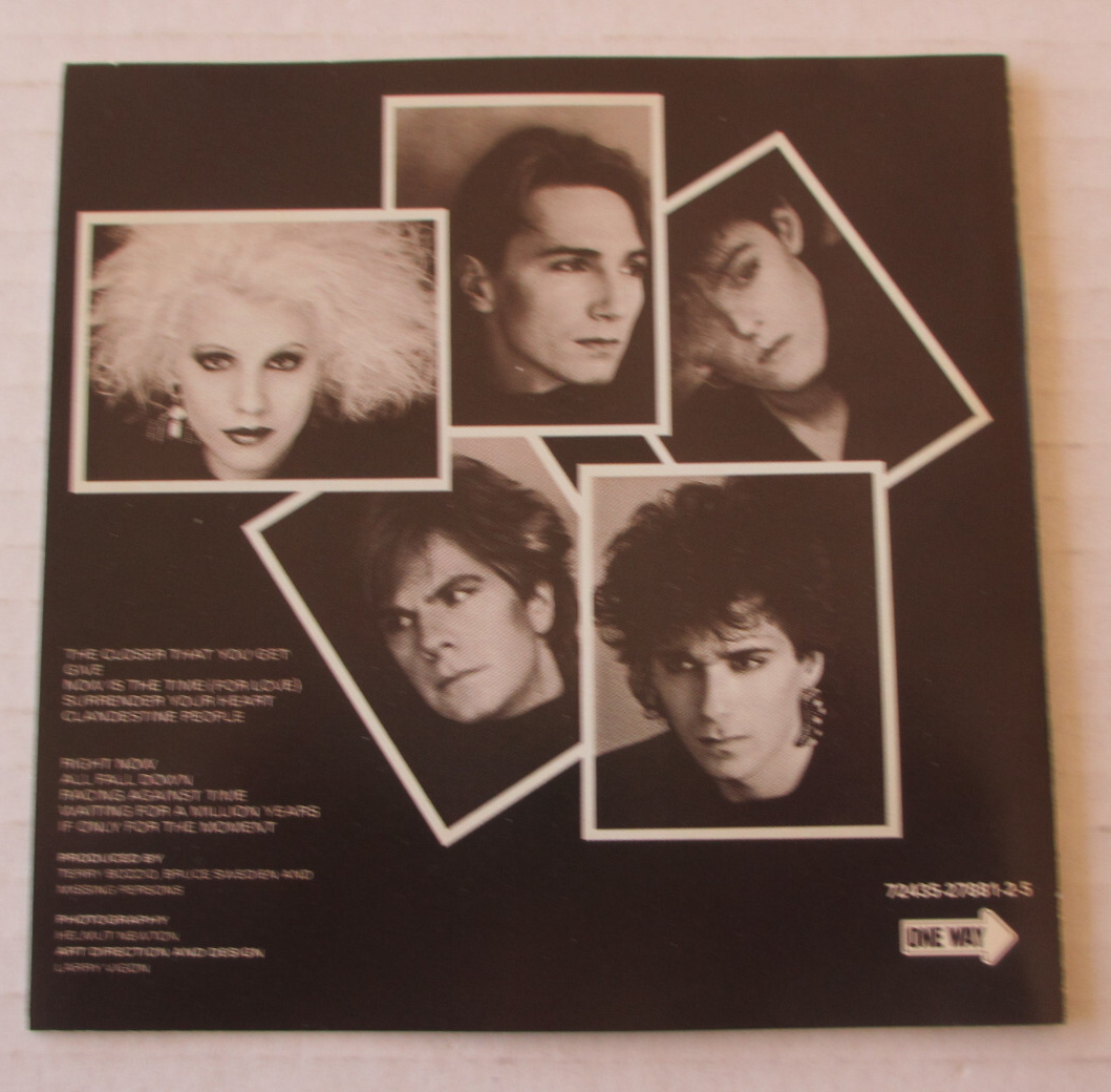 MISSING PERSONS- RHYME & REASON US 1984 CD 2000 REMASTER w