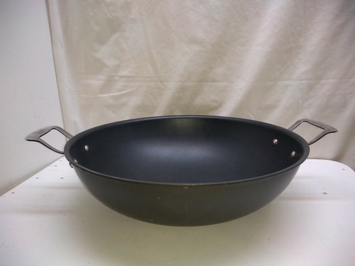 Emeril 13.5" Anodized Non-Stick Wok Skillet Paella Pan Braiser Caldero Roaster - Picture 8 of 10