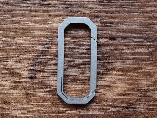 Outdoor TC4 Titanium Key chain Carabiner with Key Ring Hang Buckle EDC Tool - Picture 14 of 14