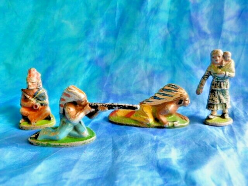 Soldat QUIRALU Tambour avec manques de peintures - Figurine aluminium