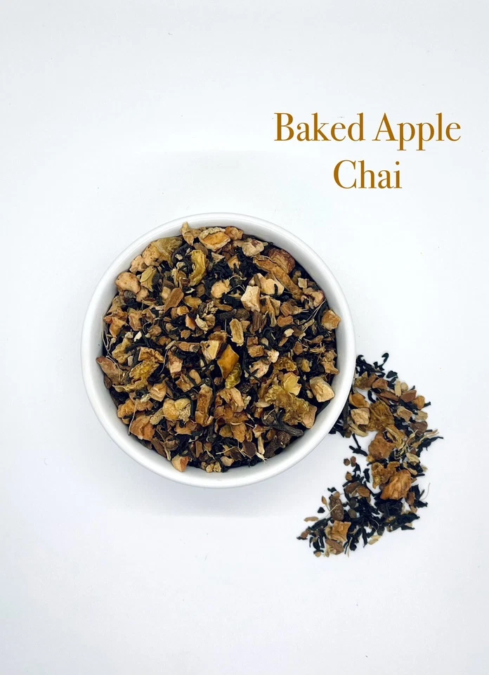 Muestreador de té Chai | Zapatero de melocotón Chai Maharaja Samurai | Hoja suelta de manzana al horno Foto 3 de 4