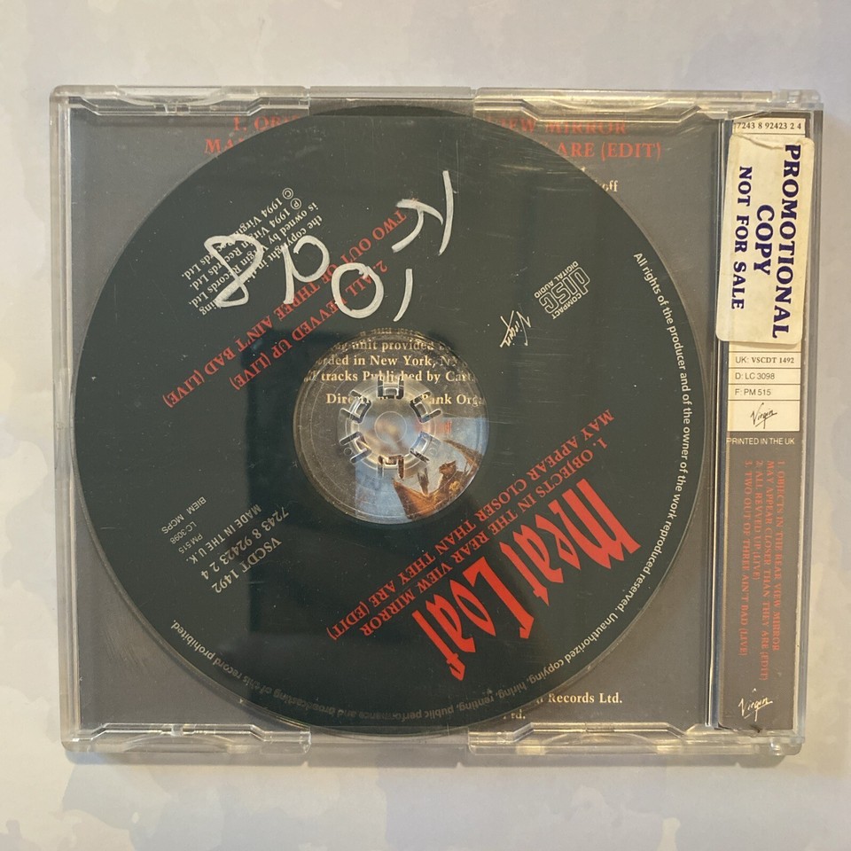 UU Meat Loaf Objects In The Rear View Mirror May Appear Closer VERY GOOD CD eBay
