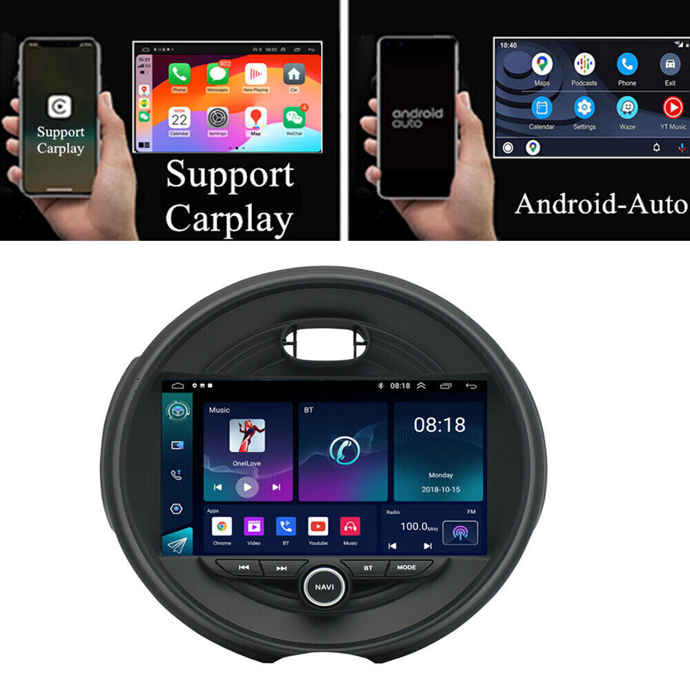 Car Radio Android Fit For Mini Cooper F55 F56 2014-2021 GPS Carplay Navi Stereo
