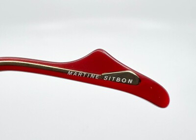 Martine Sitbon Vintage Sunglasses Frames Womens Red 52-18 