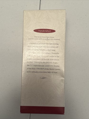 Shaquille O’Neal SHAQ Hallmark Keepsake Ornament - 1995 Collector’s Series USED - Picture 3 of 8
