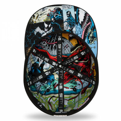 Venom Character Armor w/Carnage Underlining New Era 59Fifty Fitted