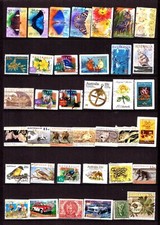 ZY1950 AUSTRALIE 75T:papillons,oiseaux,animaux sauvages,poissons,et divers 