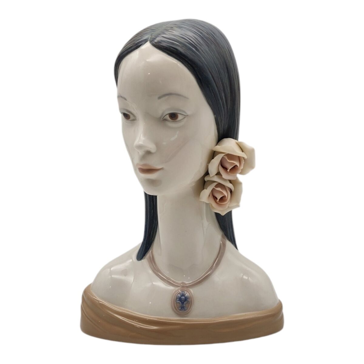 Lladro Spain La Maja Head Bust Figure 12.5 Lladro Spain La Maja Head Bust Figure 12.5