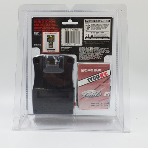 TYCO R/C TMH Flexpak Battery Pack & Charger Mattel Wheels Rechargeable NEW 1999 - Picture 2 of 2