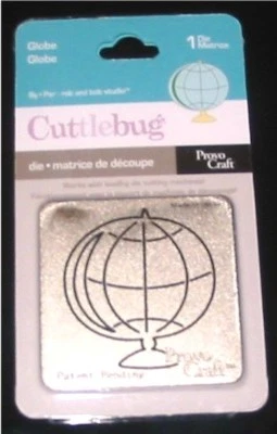 World Globe Die by Cuttlebug 37-1530 NEW! - Image 1 of 3