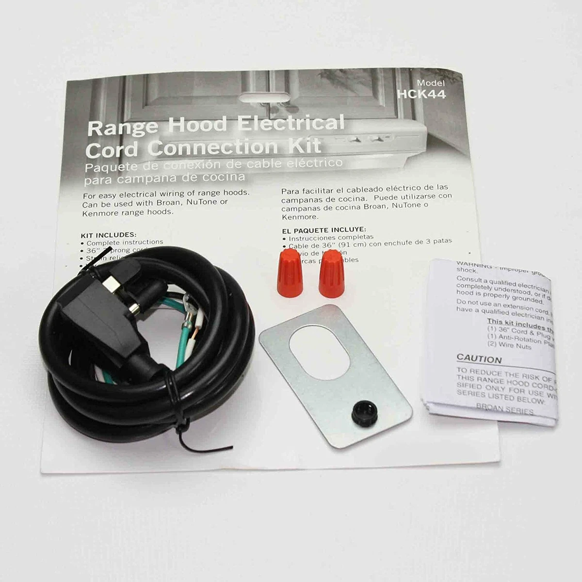 Range hood power cord online