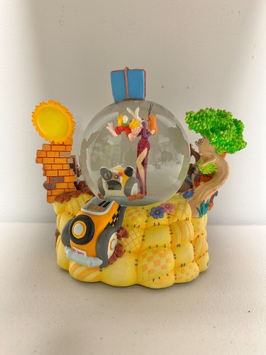Disney Who Framed Roger Rabbit Musical Snow Globe Jessica Rabbit - Picture 2 of 4