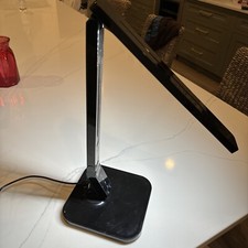 Lampat LED Black Desk Lamp, Dimmable LED Table Lamp , 4 Lighting Modes w Timer