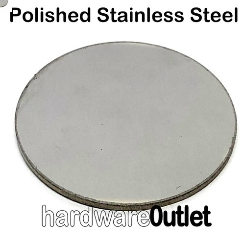 BLANK DISCS 75mm Diameter Round Metal Plates Brass Steel Copper