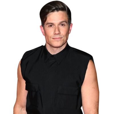 Will Best (Black Outfit) Half Body Buddy Cutout