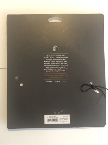 Letrero de pared de baño de metal para hogar y mano magnolia pintada “Recuerda enjuagar” - Imagen 3 de 3