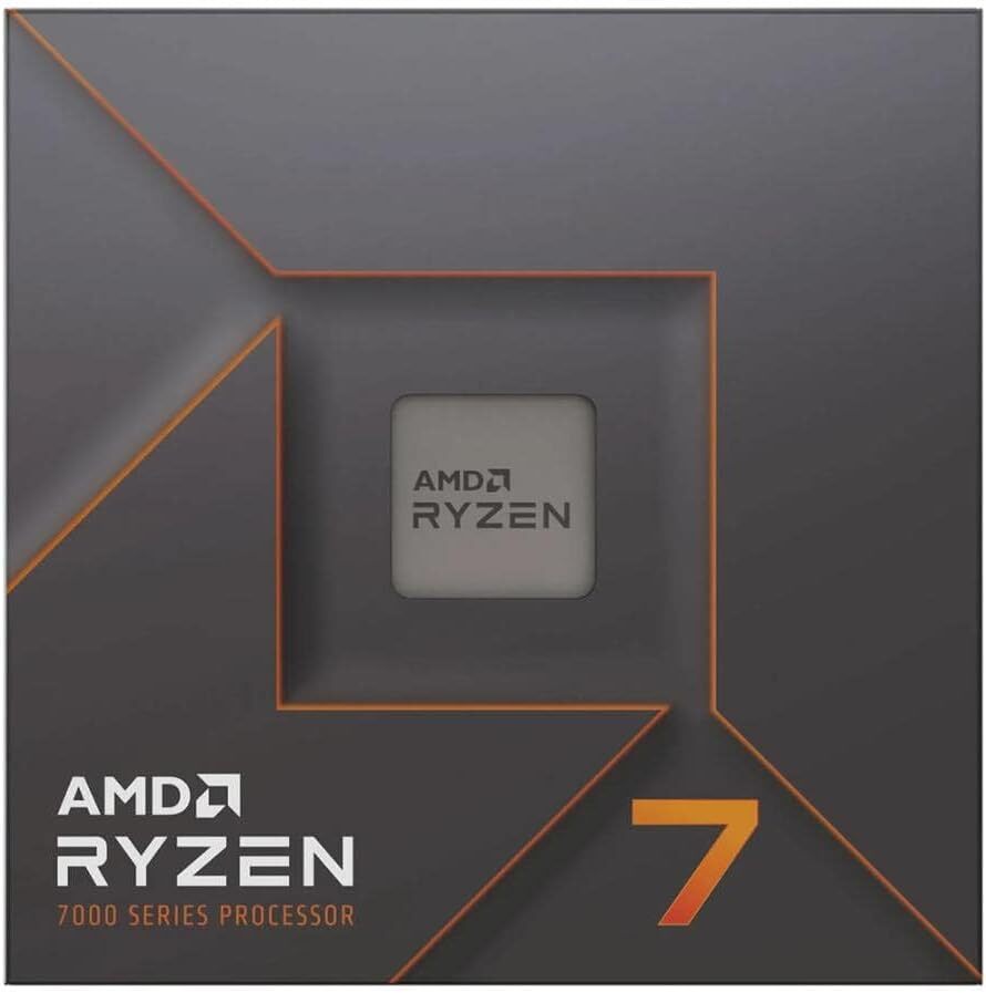 CPU AMD Ryzen 7 7700X BOX AMD Ryzen 7 7700X - Zen 4 8-Core 4.5 GHz - Socket AM5 - 105W