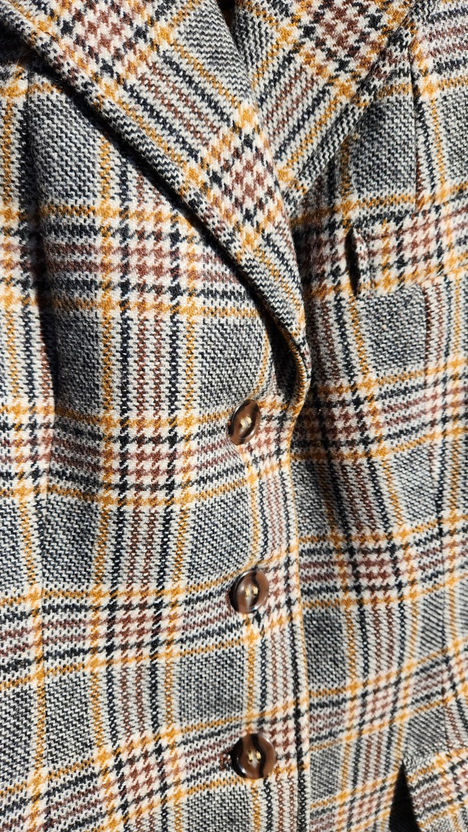 Veste D'équitation ECRA Tweed Cubbing - Bleu - Taille US 2-4 (S) - Occasion