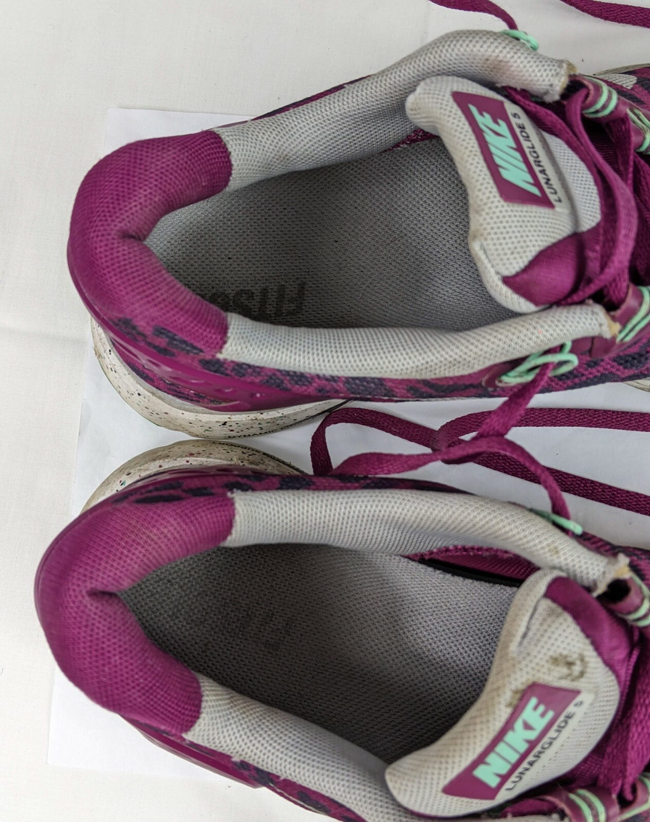 Nike Purple Lunarglide 5 Shoes Women's Size 8.5 Running Sneakers 599907-605 image 8