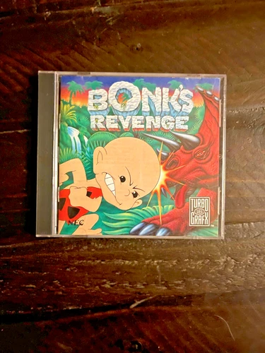 Bonk's Revenge (TurboGrafx-16, 1991) Complete Jewel Case Tested Working HTF RARE