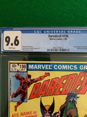 DAREDEVIL #196 WOLVERINE 1st Lord Dark Wind (Adamantium) 1983