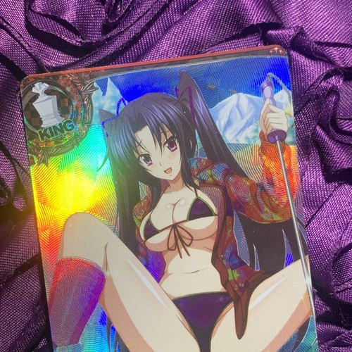 Serafall Leviathan HIGH SCHOOL DXD Snow Winter Waifu Girl ACG Anime Holo Card - Picture 5 of 5