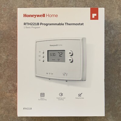New Honeywell Home RTH221B Programmable Thermostat