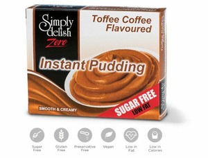 Simply Delish Toffee Coffee Sugar Free Instant Pudding Mix 40g Pack Of 24 Ebay
