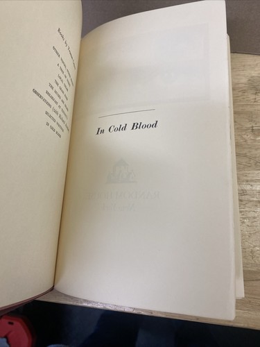 Truman Capote In Cold Blood 1st Edition 1st Printing Dust Jacket 1965   - Bild 9 von 11