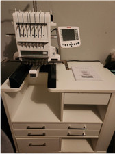 Janome MB-7 Embroidery Machine and Arrow Ava Cabinet