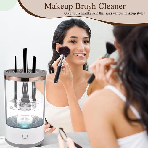 Automatic Brush Cleaner Electric Makeup Brush Cleaning Machine Fast Clean Dryer - Picture 3 of 12