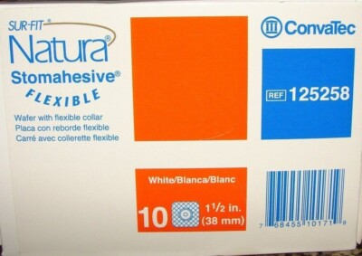 Box (10): ConvaTec SUR-FIT Natura  Flexible Wafer. 1 1/2'', 38mm. #125258
