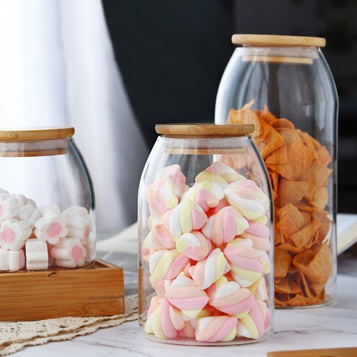 Sealed Jar Coffee Storage Small Airtight Glass with Lid Food Container - Picture 12 of 12