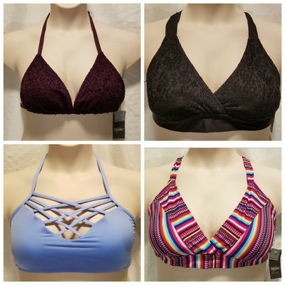 New Mix&Match Mossimo Bikini Top Bra Swimsuit Size Cup D/DD