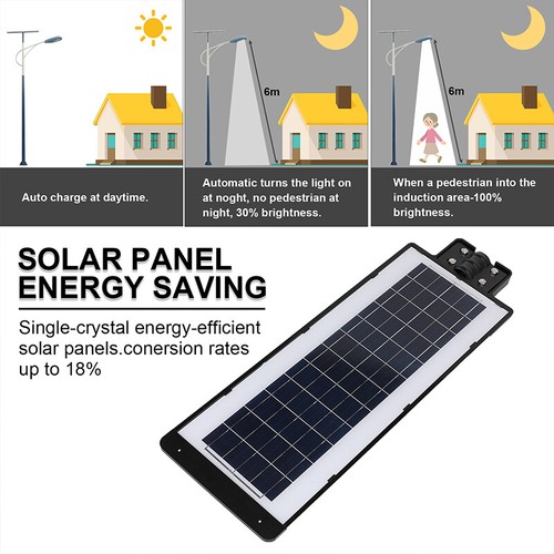 Commercial 9900000LM Solar Street Light LED IP67 Radar PIR Sensor Road Lamp+Pole - Picture 11 of 100