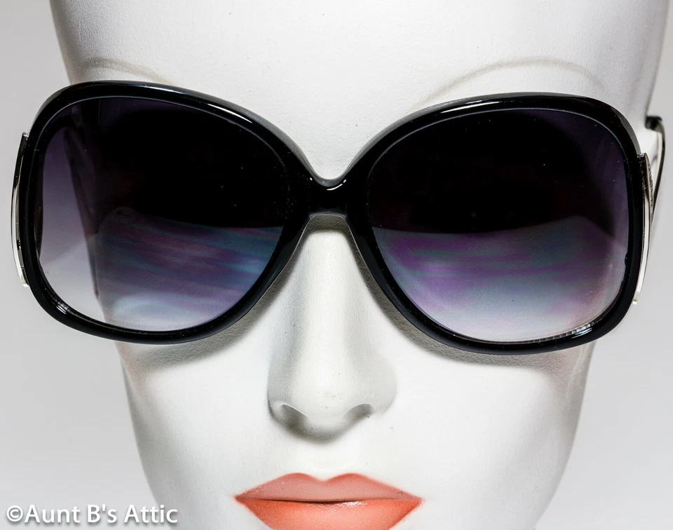 Gafas de sol años 70 estilo retro damas marco cuadrado largo sombreado disfraz gafas de sol Foto 2 de 4