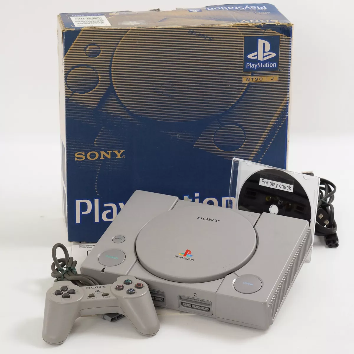 PS1 Playstation Console Boxed SCPH-3000 Tested System -NTSC-J CD- A7113212