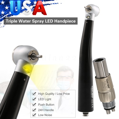NSK Estilo Dental LED Generador E Pieza de Mano Triple Spray / Acoplador de 4 Agujeros SDNKM - Imagen 2 de 53
