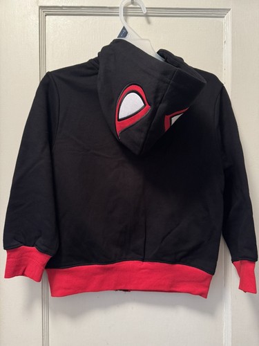 NWT Spider Man Hoodie Zippered Long Sleeve Child Cosplay Size Xs (4/5) - Picture 8 of 8