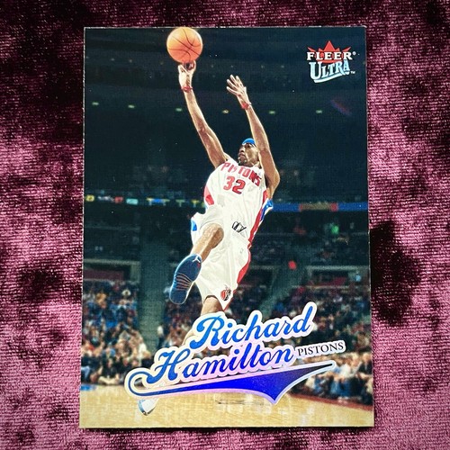 Richard Hamilton 2004 Fleer Ultra #142 MINT Detroit Pistons Legends Jersey UConn