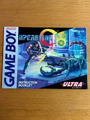Operation C (Nintendo Game Boy, 1991) MANUAL ONLY