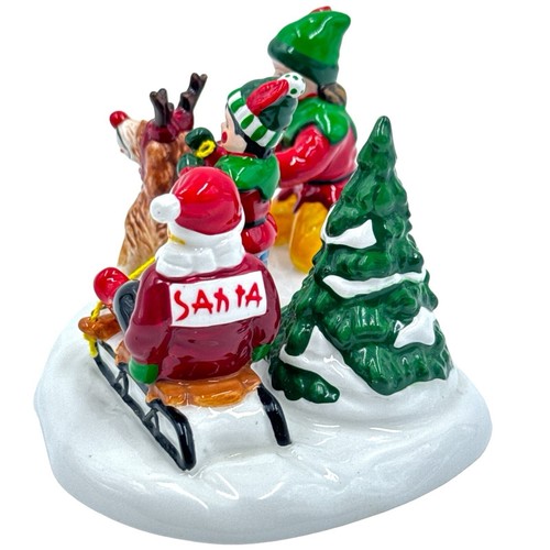 Dept 56 Original Snow Village Santa's Little Helpers Dog Xmas Accessories Kids - Picture 3 of 10