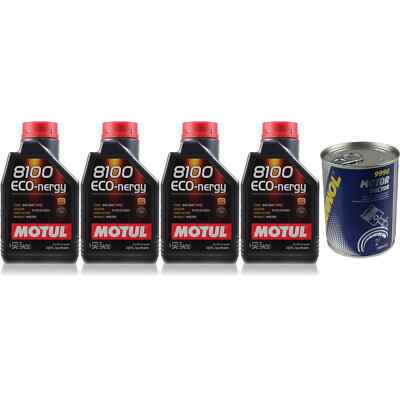 4L Motoröl Motul 8100 Eco-nergy 5W30 1x MANNOL Motor Doctor ADDITIV