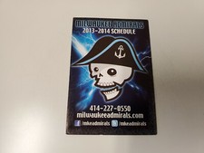 RS20 Milwaukee Admirals 2013/14 Minor Hockey Pocket Schedule - Coors Light