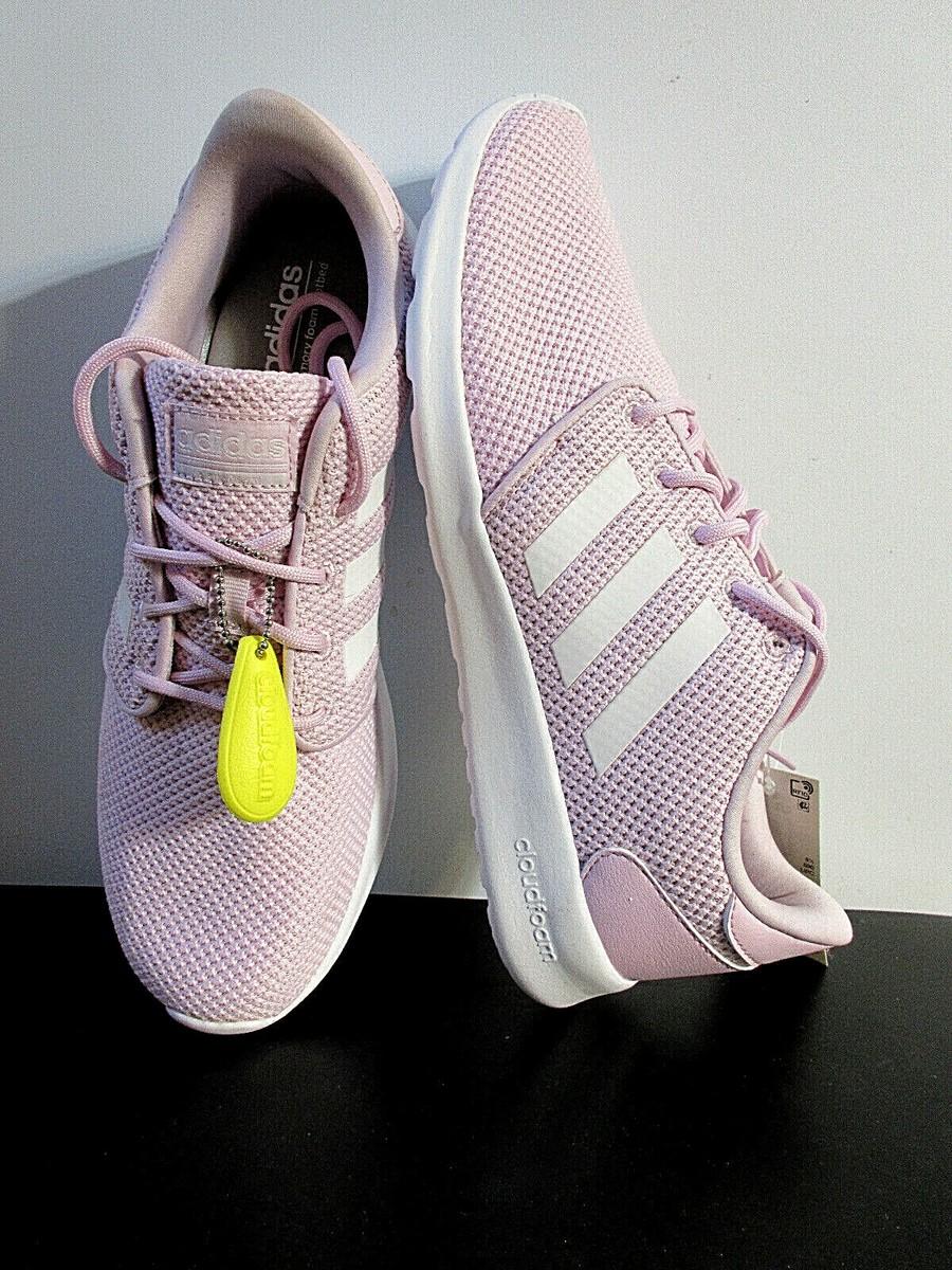 Adidas cloudfoam qt racer women's pink Clearance