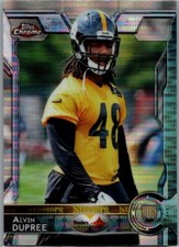 2015 Topps Chrome - Rookies Bud Dupree #157 Pulsar Refractor RC Steelers