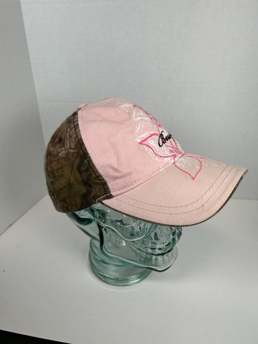 Anheuser Busch Official Merch Womens BUD GIRL Pink Flower Woodland Camo Cap Hat - Picture 5 of 9