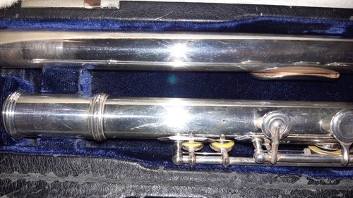 Flute Transverse / Querflöte / Flûte (silver 925) : Yamaha YFL- 814 Japan - Bild 8 von 14