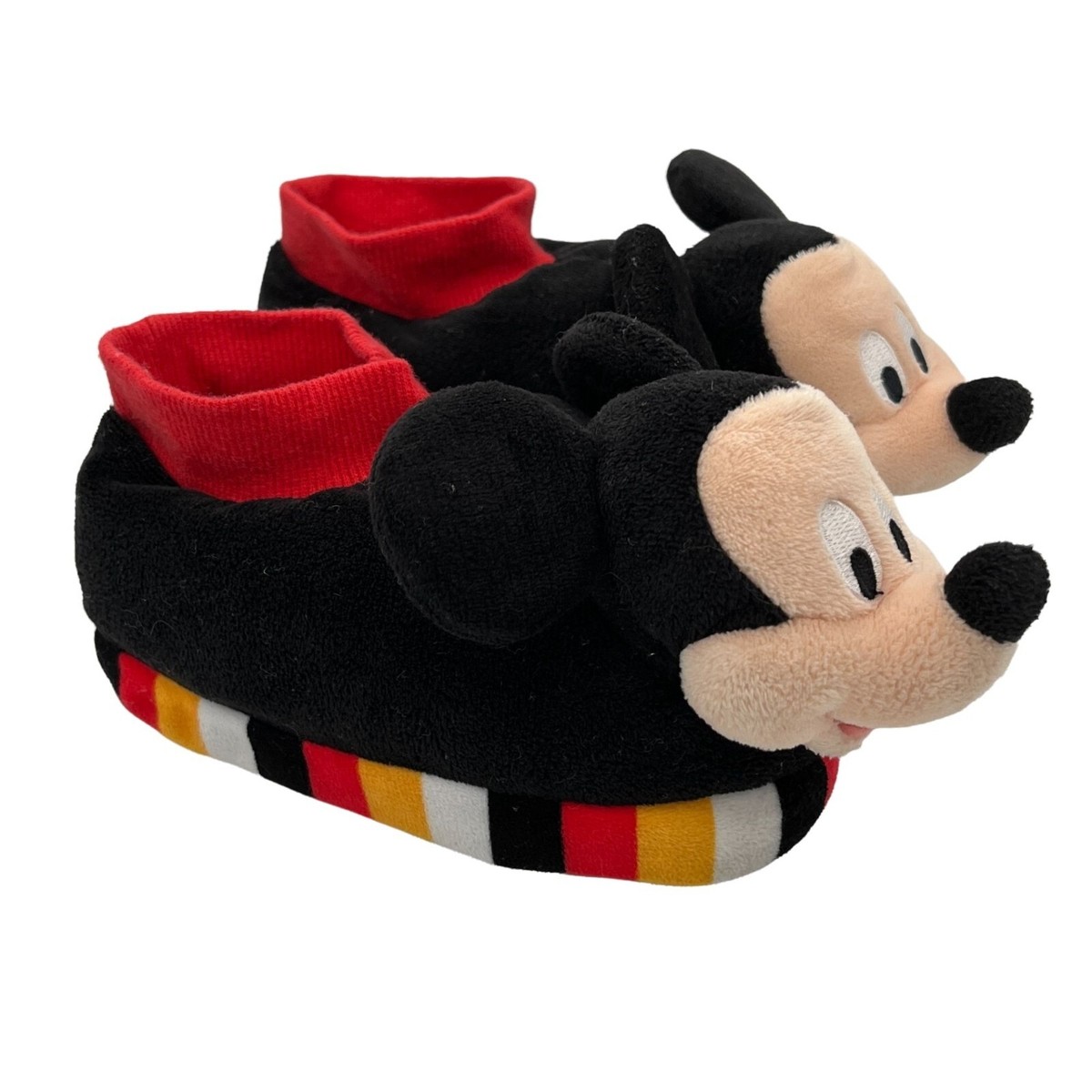 Disney Mickey Mouse Plush 3D Mickey Head Slippers Youth Size  display picture 2