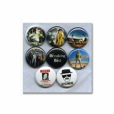BREAKING BAD 1.5'' PINS BUTTONS (heisenberg poster shirt walter white art print)